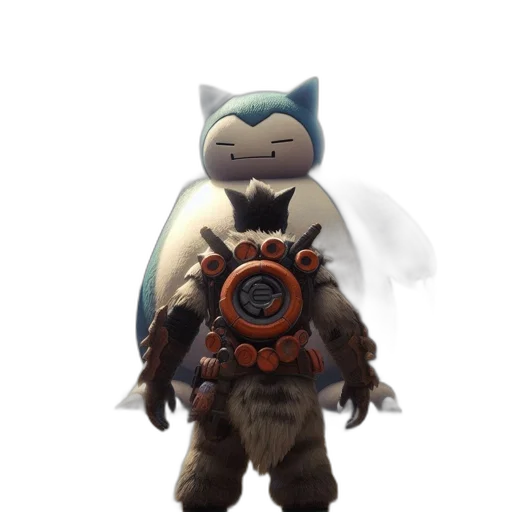 mask, staff, creature, animal transparent PNG cut-out