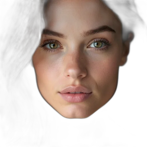 face, mask, robot, hair transparent PNG cut-out