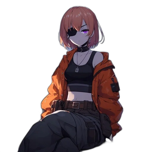jacket, robot, mask, staff transparent PNG cut-out
