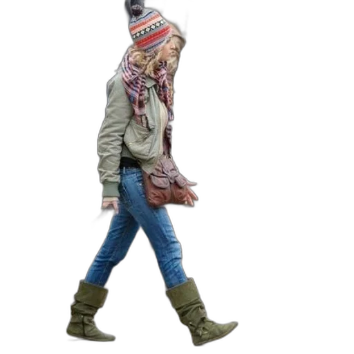 jacket, hat, staff, mask transparent PNG cut-out