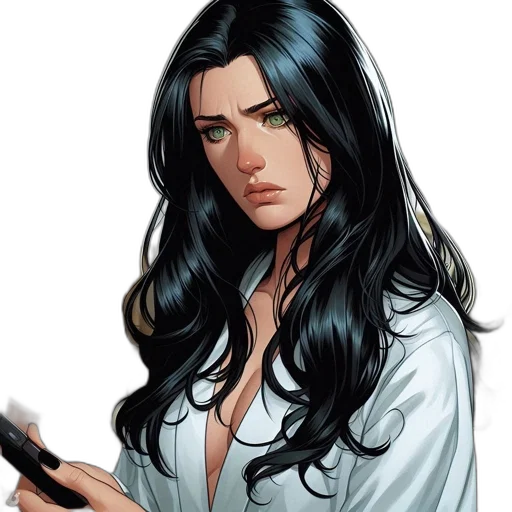 comic book art, fantasy art, concept art, cartoon transparent PNG cut-out