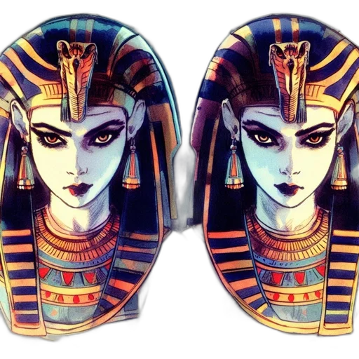 mask, jewelry, fantasy art, concept art transparent PNG cut-out
