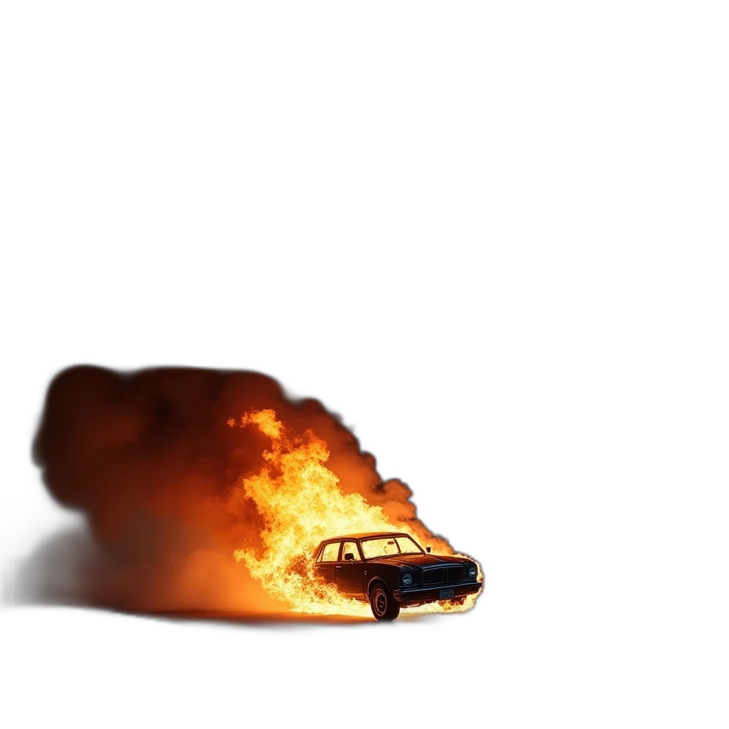 car, dragon, weapon, jacket transparent PNG cut-out