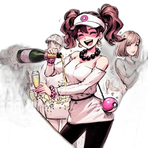 staff, concept art, anime, pixel art transparent PNG cut-out