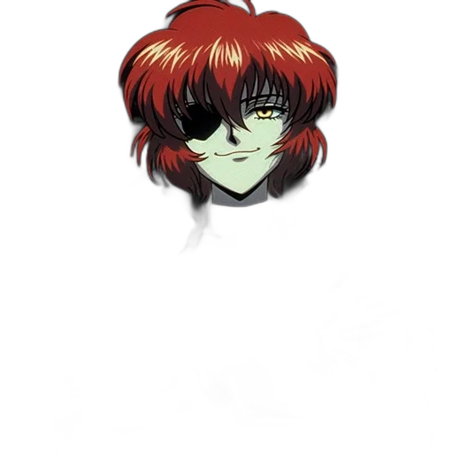 hair, mask, face, jacket transparent PNG cut-out