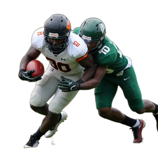 football, player, white, jersey transparent PNG cut-out