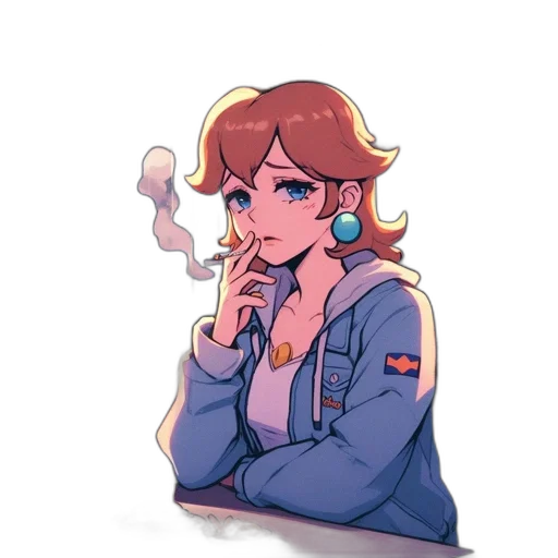 jacket, staff, face, crown transparent PNG cut-out