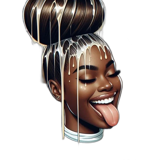 hair, crown, face, umbrella transparent PNG cut-out