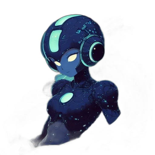 robot, mask, creature, dress transparent PNG cut-out