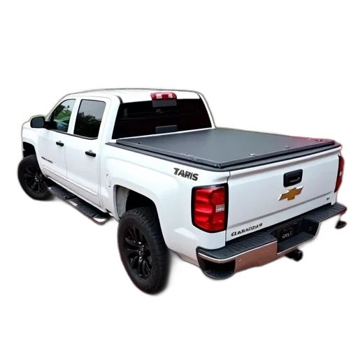 white, pickup, truck, black transparent PNG cut-out