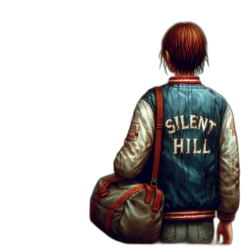 jacket, concept art, pixel art, photorealistic transparent PNG cut-out