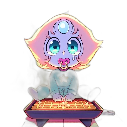 robot, jewelry, staff, creature transparent PNG cut-out