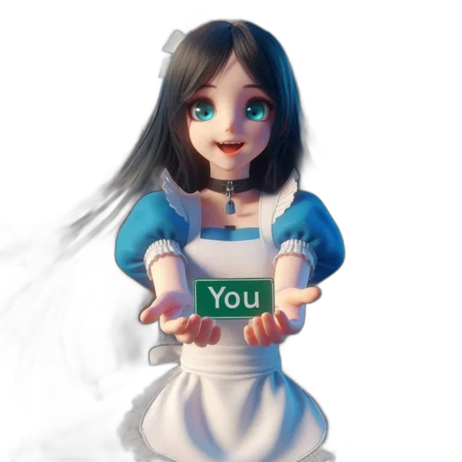 robot, dress, staff, face transparent PNG cut-out