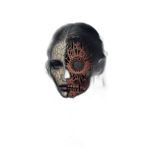 mask, face, crown, creature transparent PNG cut-out