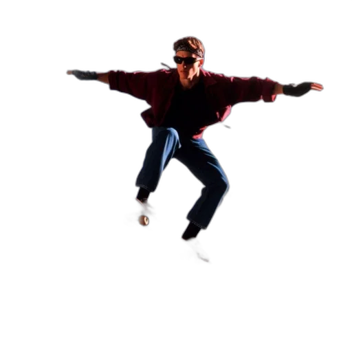 jacket, staff, shoes, 3d render transparent PNG cut-out