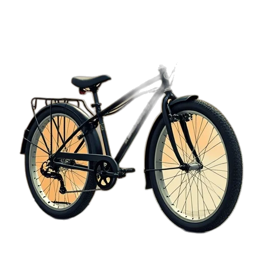 3d render, photorealistic, bicycle, poster transparent PNG cut-out