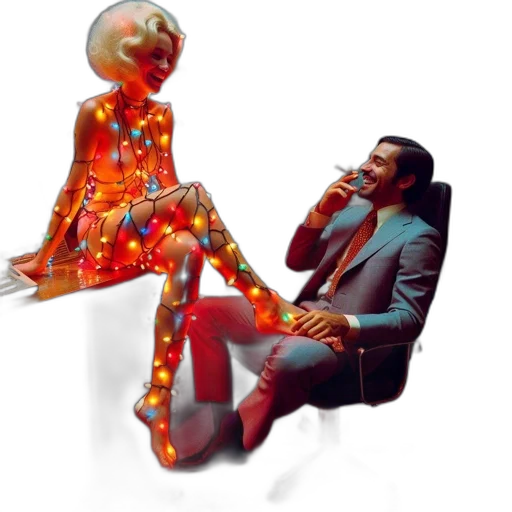 robot, furniture, jacket, 3d render transparent PNG cut-out