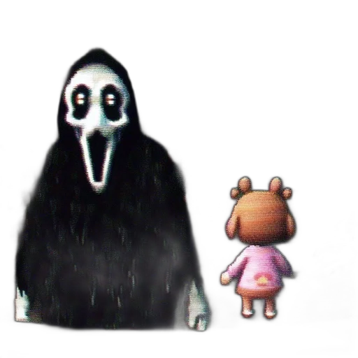 creature, animal, mask, dress transparent PNG cut-out