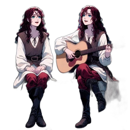 concept art, pixel art, fantasy art, cartoon transparent PNG cut-out