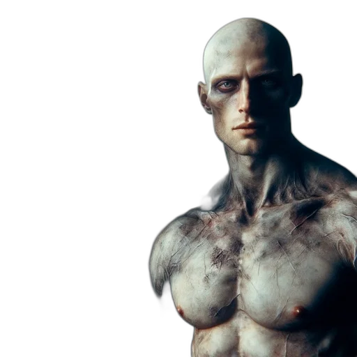 face, creature, robot, concept art transparent PNG cut-out