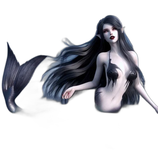 creature, hair, animal, fantasy art transparent PNG cut-out