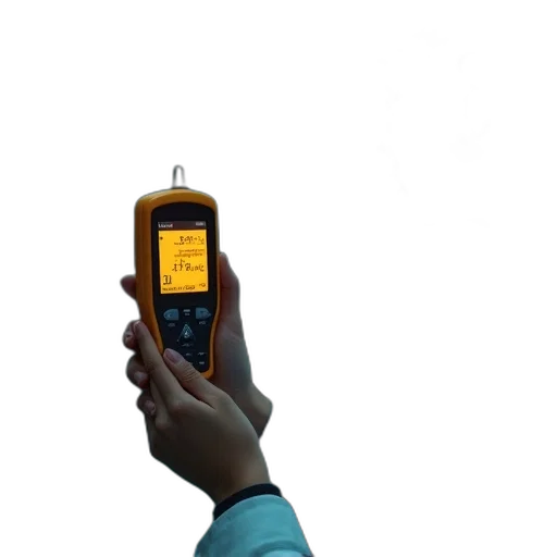 staff, fluke, tester, using transparent PNG cut-out