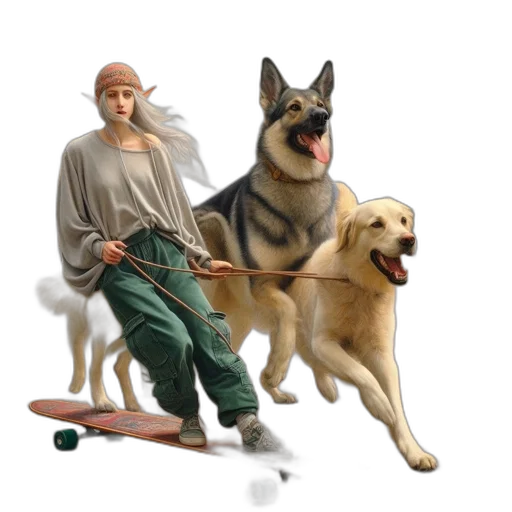 staff, animal, fantasy art, concept art transparent PNG cut-out