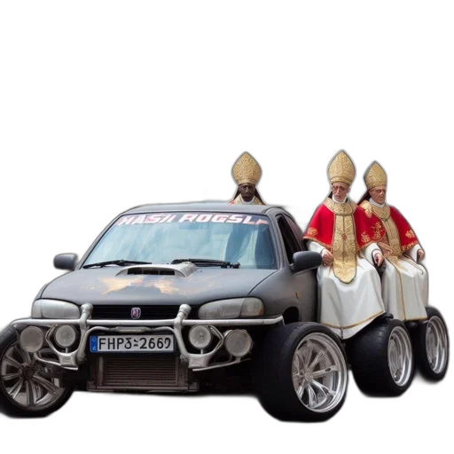 car, 3d render, concept art, photorealistic transparent PNG cut-out