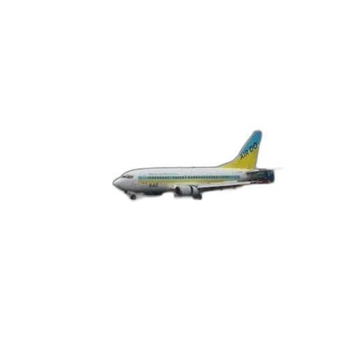 staff, 3d render, white, airplane transparent PNG cut-out