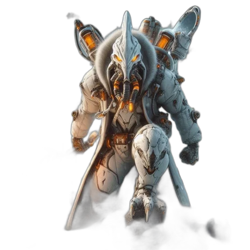 weapon, robot, creature, staff transparent PNG cut-out