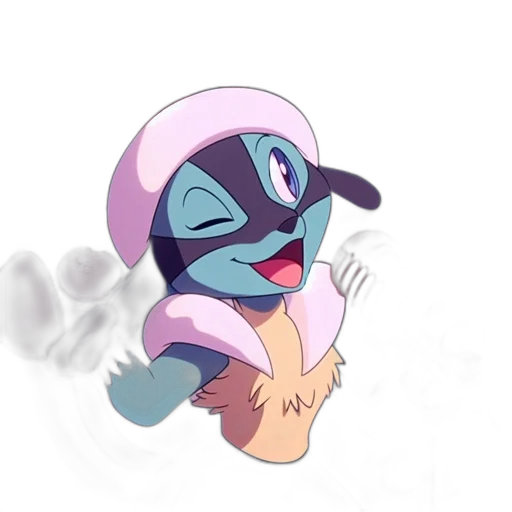 creature, mask, staff, hat transparent PNG cut-out