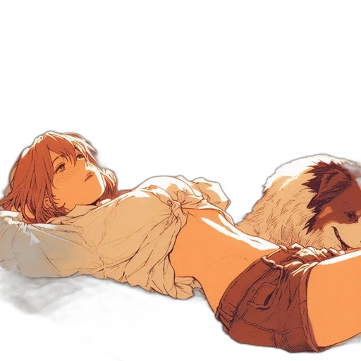 watercolor, concept art, anime, pixel art transparent PNG cut-out