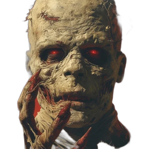 mask, face, creature, staff transparent PNG cut-out