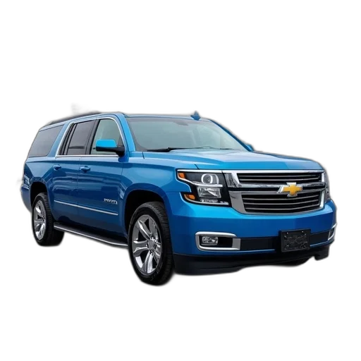 car, blue, chevy, traverse transparent PNG cut-out