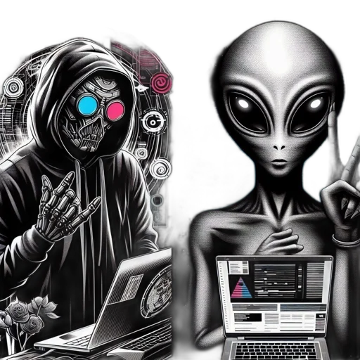 cyberpunk, vaporwave, concept art, fantasy art transparent PNG cut-out