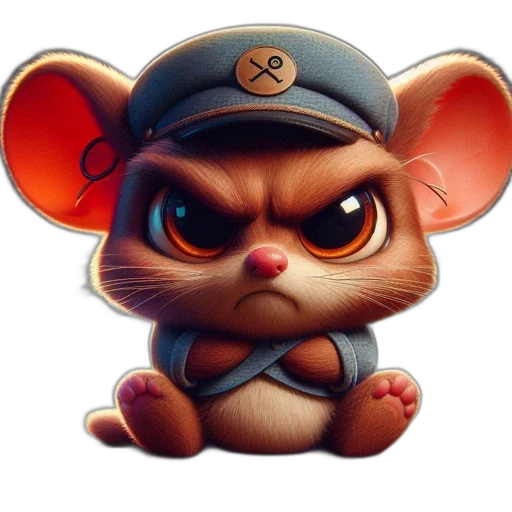 staff, hat, 3d render, concept art transparent PNG cut-out
