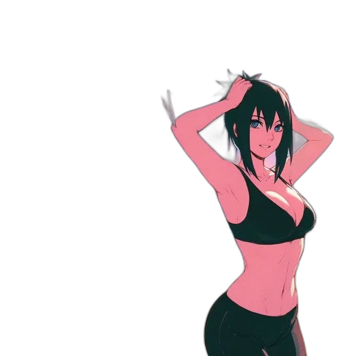 dress, anime, cartoon, concept art transparent PNG cut-out