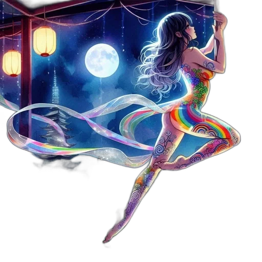 dress, comic book art, fantasy art, concept art transparent PNG cut-out