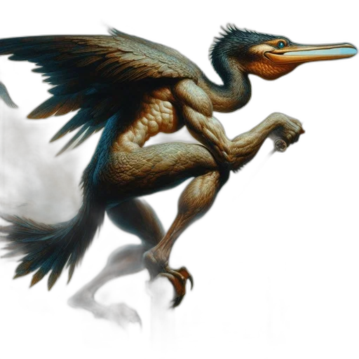 dragon, creature, animal, concept art transparent PNG cut-out