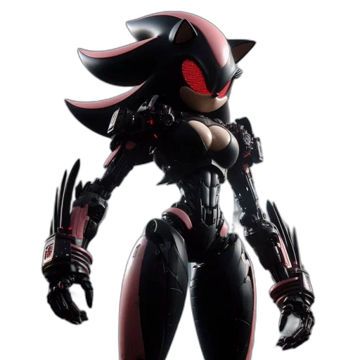robot, weapon, concept art, 3d render transparent PNG cut-out