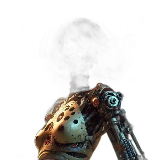 robot, weapon, mask, creature transparent PNG cut-out