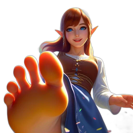 shoes, staff, dragon, face transparent PNG cut-out