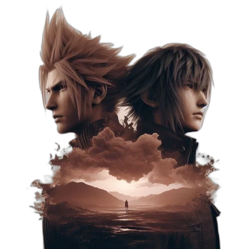 hair, concept art, fantasy art, pixel art transparent PNG cut-out