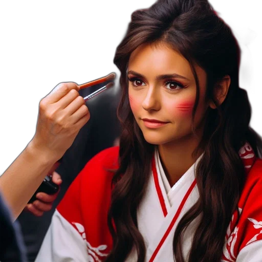 hair, face, staff, photorealistic transparent PNG cut-out