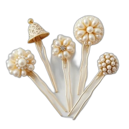 jewelry, crown, flower, five transparent PNG cut-out