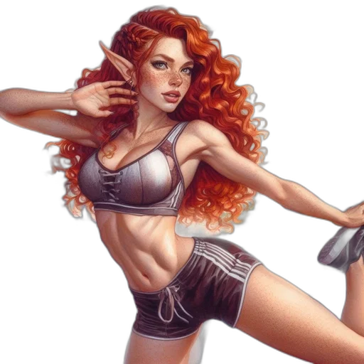 fantasy art, comic book art, concept art, photorealistic transparent PNG cut-out