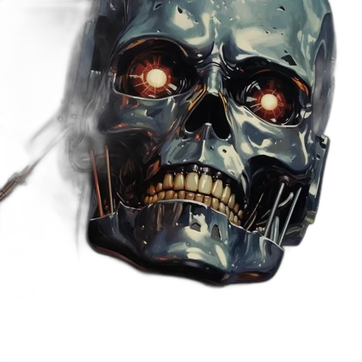 mask, robot, face, weapon transparent PNG cut-out