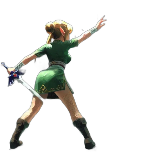 weapon, dress, staff, sword transparent PNG cut-out