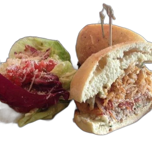 food, photorealistic, plate, sandwich transparent PNG cut-out