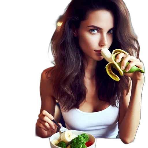 food, photorealistic, oil painting, pixel art transparent PNG cut-out